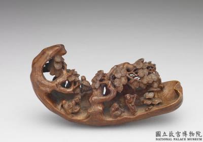 图片[3]-Bamboo carving of figures on a boat, Qing dynasty (1644-1911)-China Archive